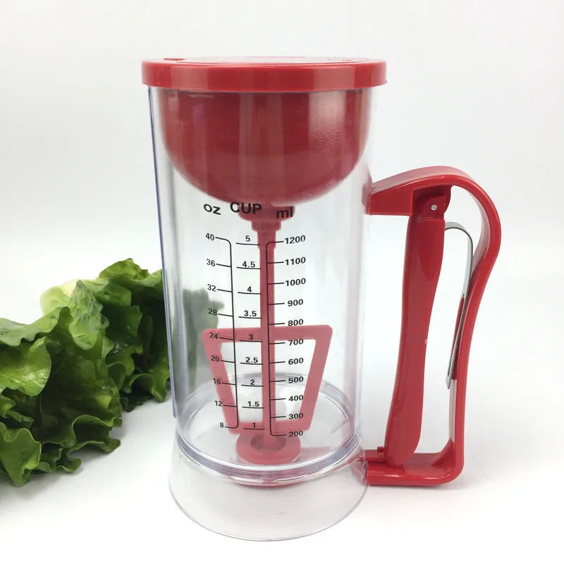 Pancake Fruit Face Leakage Device Handheld Face Leakage Cup Commercial Household Mixing Batter Pancake Face Leakage Device