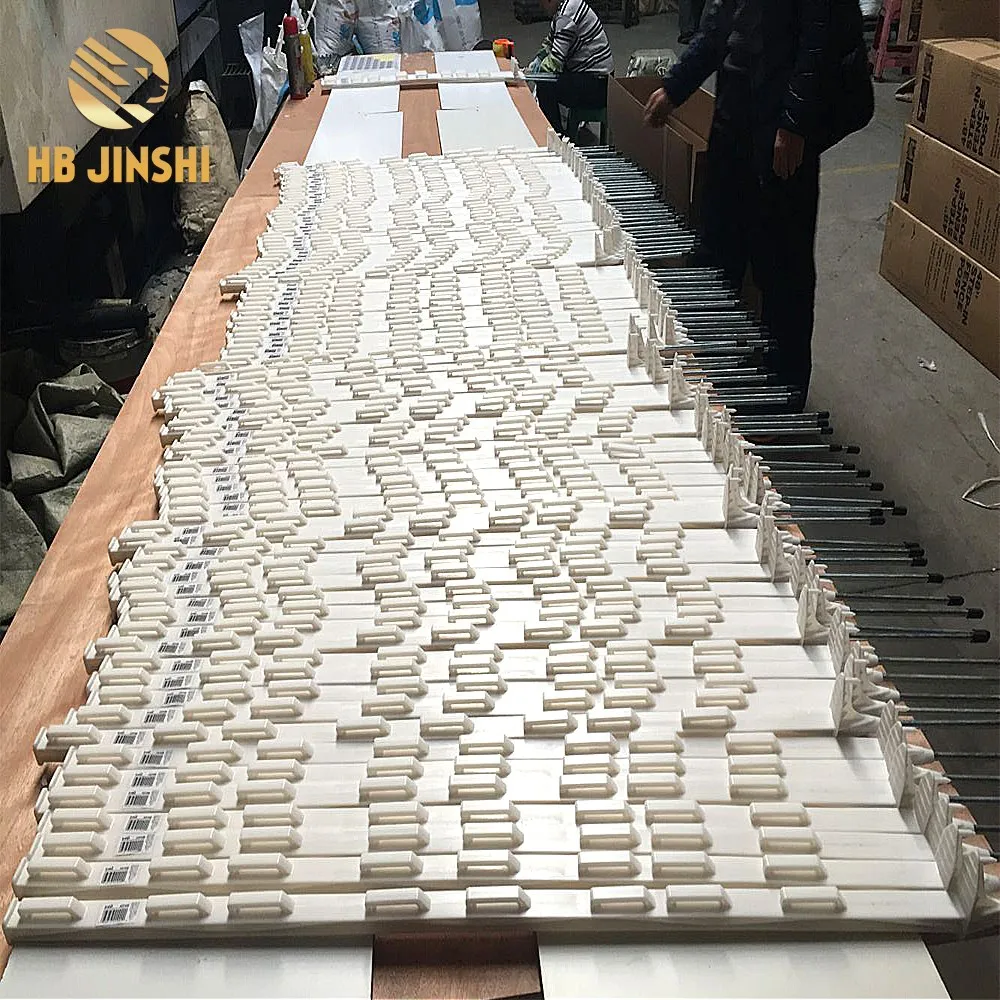 1.2m tall PP insulated fence post 4ft White Pasture Poly Step In Electric fence post