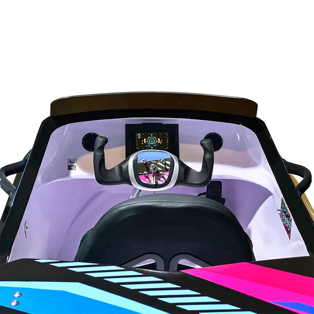 Glass Fiber Fast Speed Boat Easy to Drive Electric Aqua Kart Boat Water Sports Racing