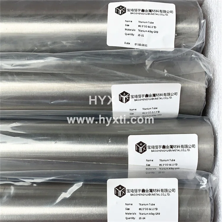 Good Price Seamless And Welded Threaded Gr9 Titanium Alloy Tube