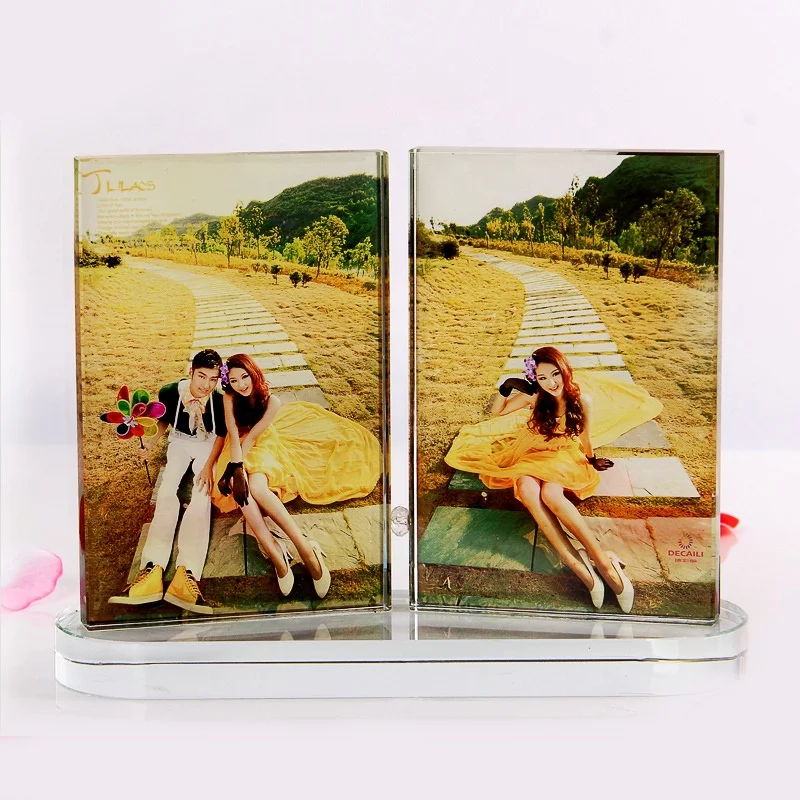 
Home Decoration Ultra HD Glass Picture Photo Frame Crystal Glass Picture Frame 
