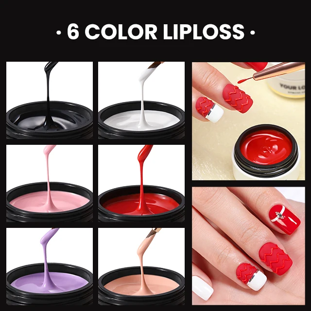 Custom logo colors nail art high quality colorful art nail 3D sculpting gel