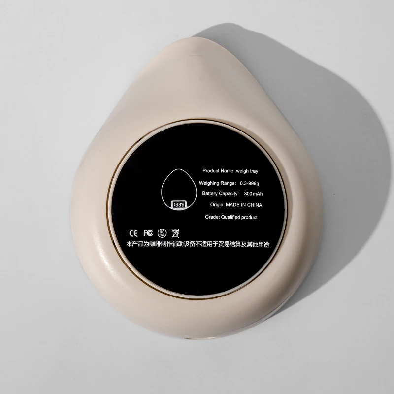 2 в 1 Функция ABS кофейный поднос мини эспрессо кухонные весы для взвешивания