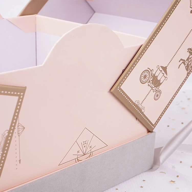 Luxury Double Creative Opening Paper Packaging Gift Box Two Door Gift Wedding Box