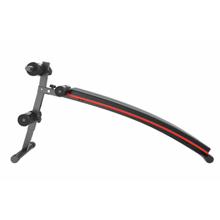 
gym equipment fitness ab mini folding adjustable blue reverse sit up bench 