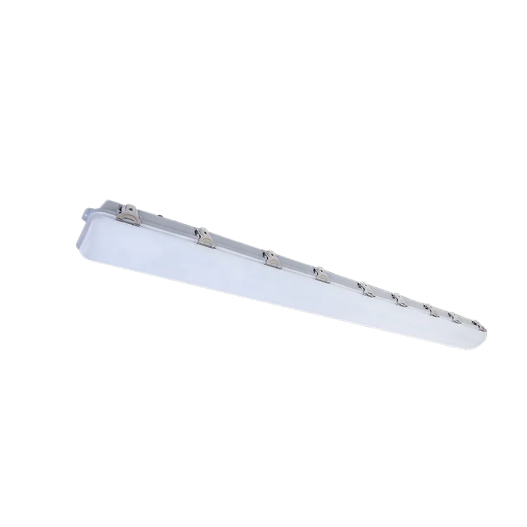 4ft vapor tight with microwave motion sensor led linear tri-proof light fixture