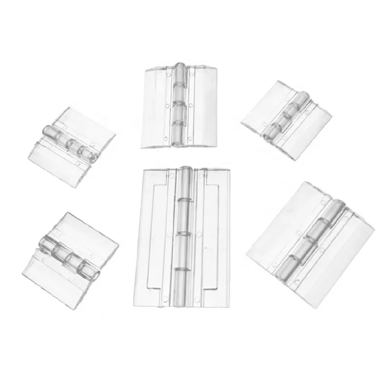 Hoone Transparent Acrylic Material Flexible Piano Door Hinge For Display Cabinet Hinge