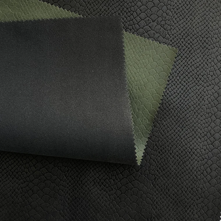 Animal Print Snake Skin Faux Leather Crocodile Skin Fabric Python Synthetic Leather