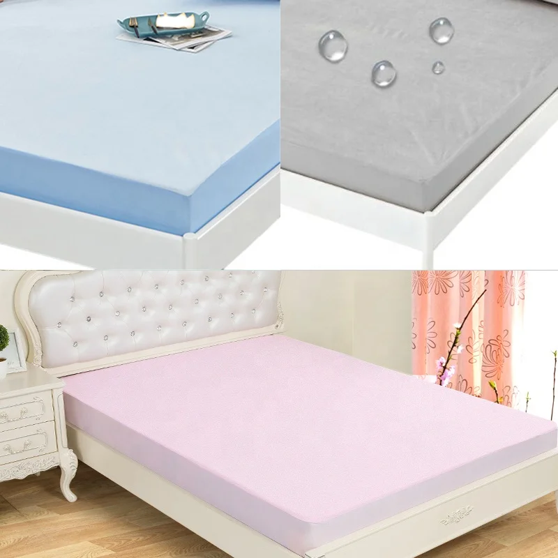polyurethane laminated waterproof cotton terry fabric OEM 100% waterproof mattress fabric