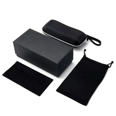 Sunglasses packaging folding paper box glasses case mirror cloth a variety of suit options sunglasses