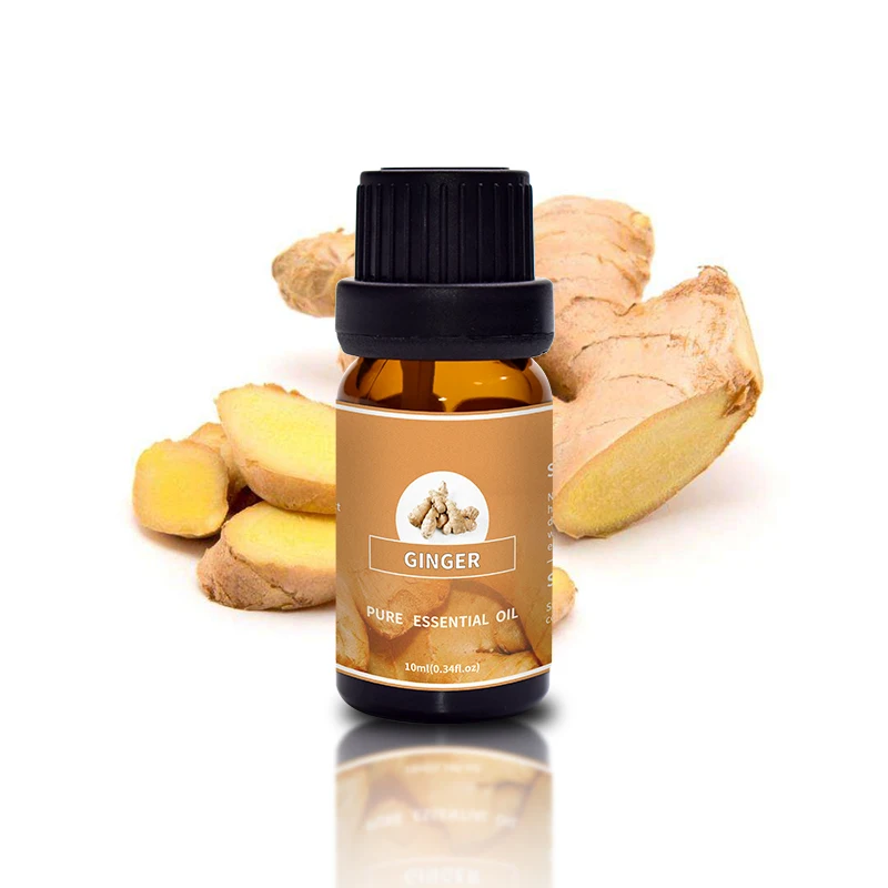 Заводская Ароматерапия массаж тела натуральный имбирь жиросжигатель укрепляющее эфирное масло для похудения живота