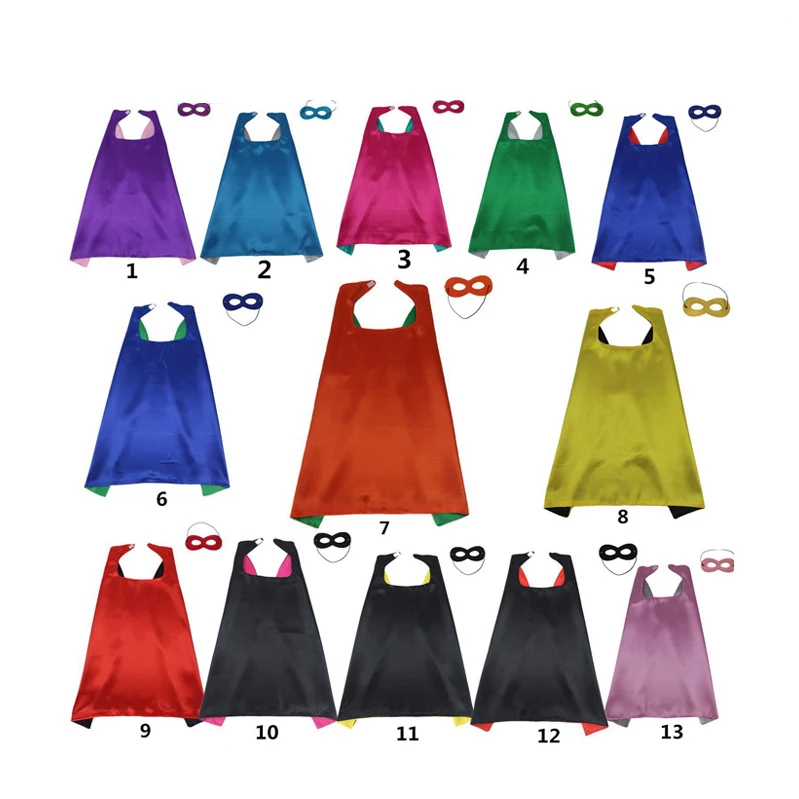  Wholesale Halloween Cosplay Costume Custom Logo Cape with Felt