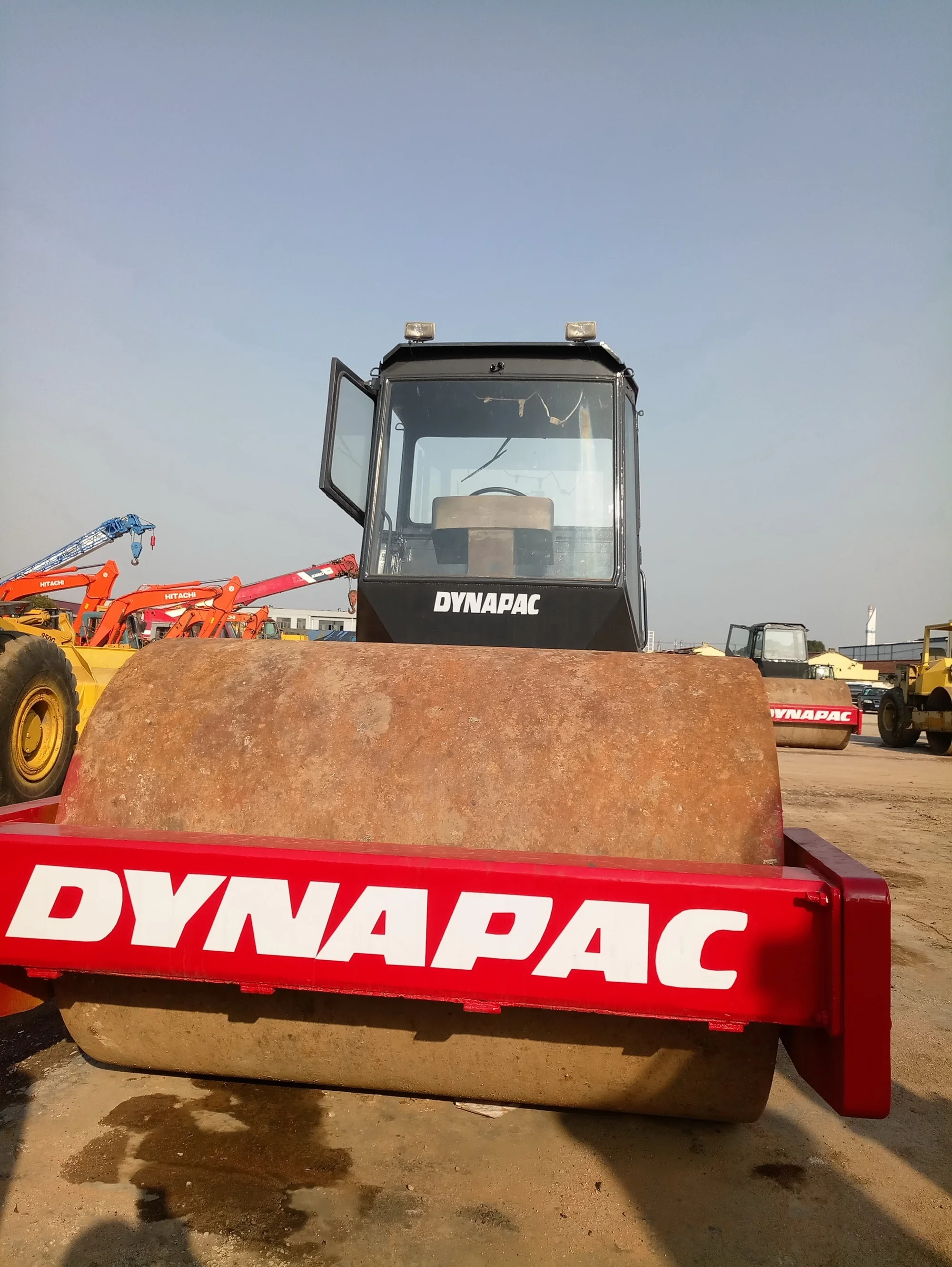 Used single drum steel wheel high power Dynapac CA30D road roller secondhand comfortable ride foundantion construction machine