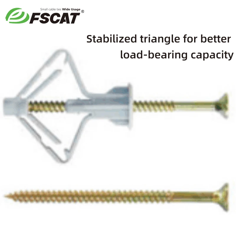 Supply Low Price Hot Selling Butterfly Wall Plug Nylon Anchors  66 Polyethylene Poly-toggles