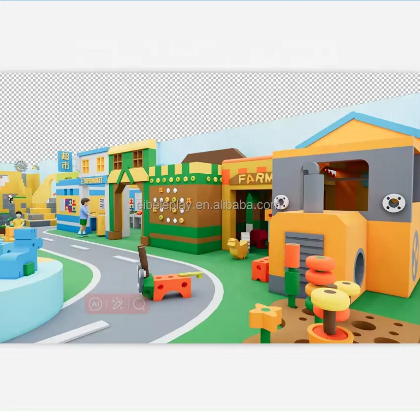 Creative Toddler Area Soft Indoor Play Equipment Soft Play Games Indoor Playground For Kids