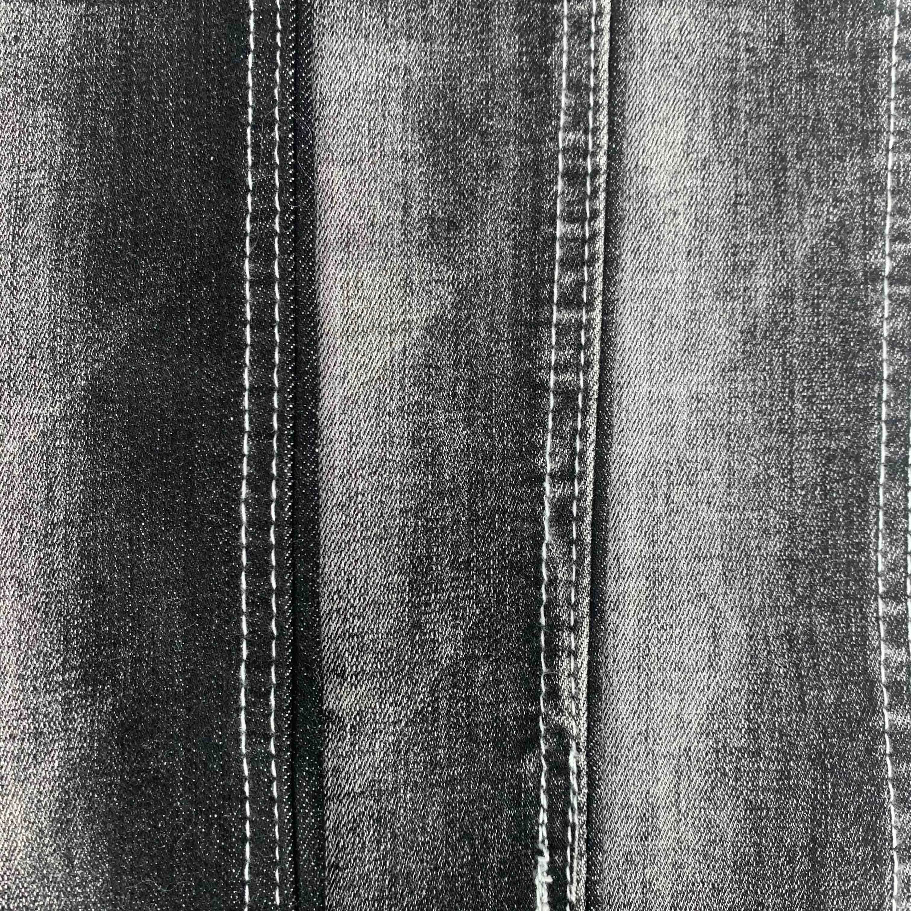 10.5oz Black 73% Cotton 20.3% Polyester Rollo Tela Jeans De Tela Jeans