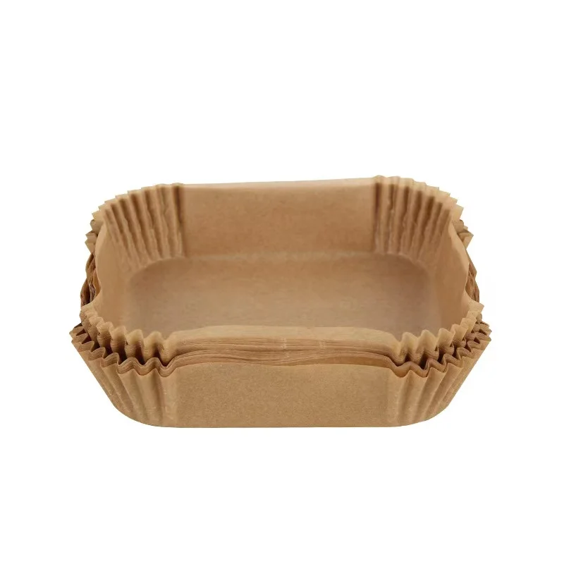 Hot Sale Parchment Air Fryer Liner Customized Design Printing Disposable Food Grande Safety Air Fryer Liner