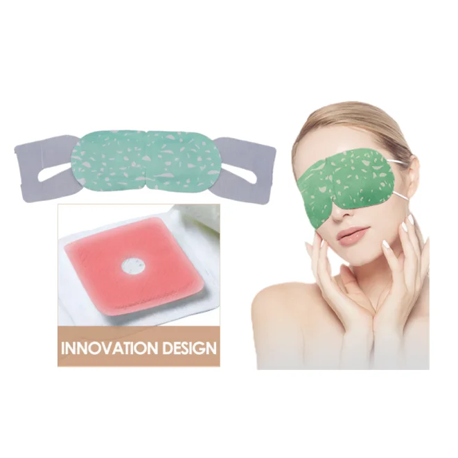Disposable steam heating hot eye mask self heated steam eye patch mask for dry eyes