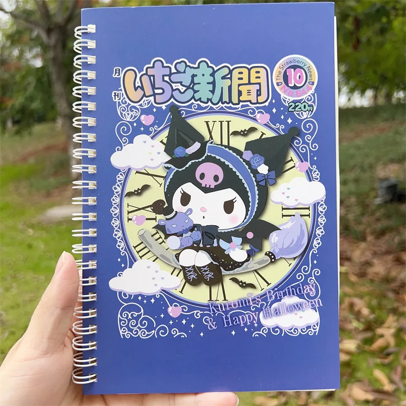 DAHOUFA072 Cute Sanrios Melody Kuromi School Supplies Notebook Kawaii Office Stationery Notes Melody Notebooks Office Supplies
