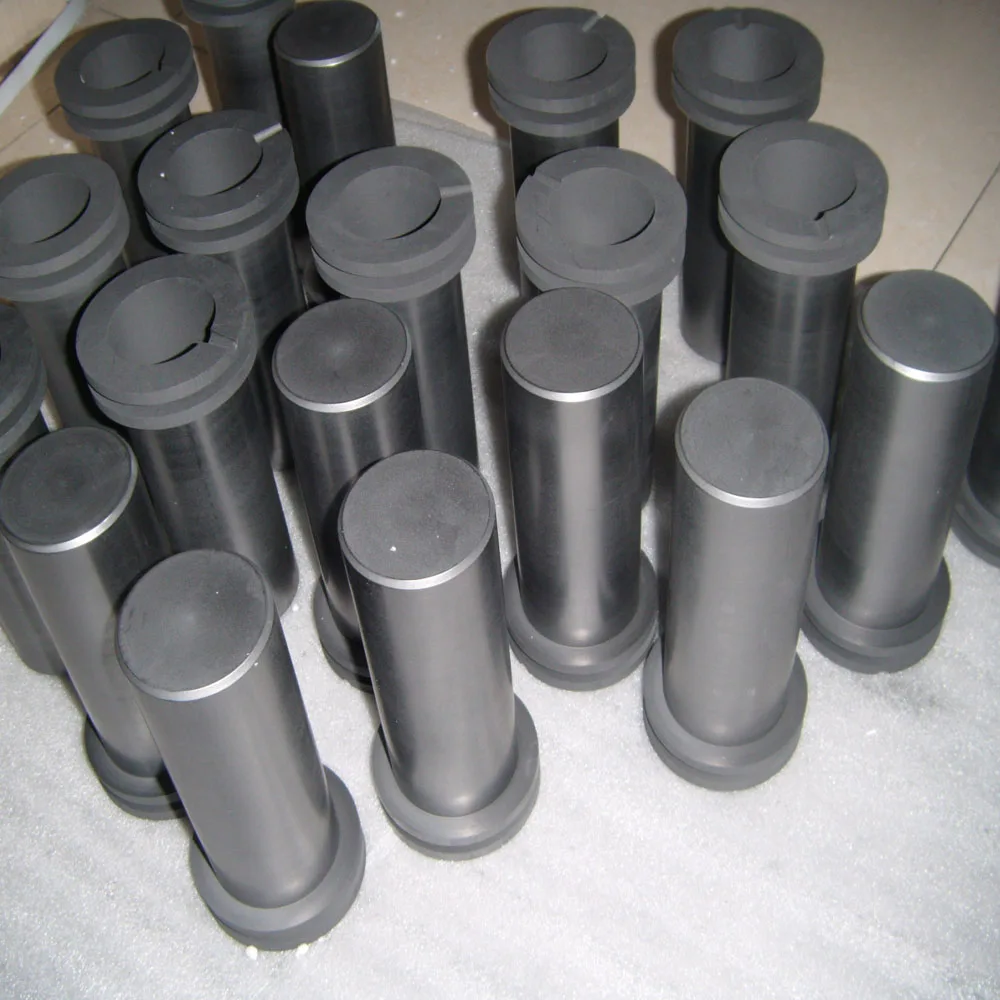 HIgh density high purity graphite crucible 0.5kg for gold melting crisol de grafito sliver, copper, iron, aluminum jewelry tools