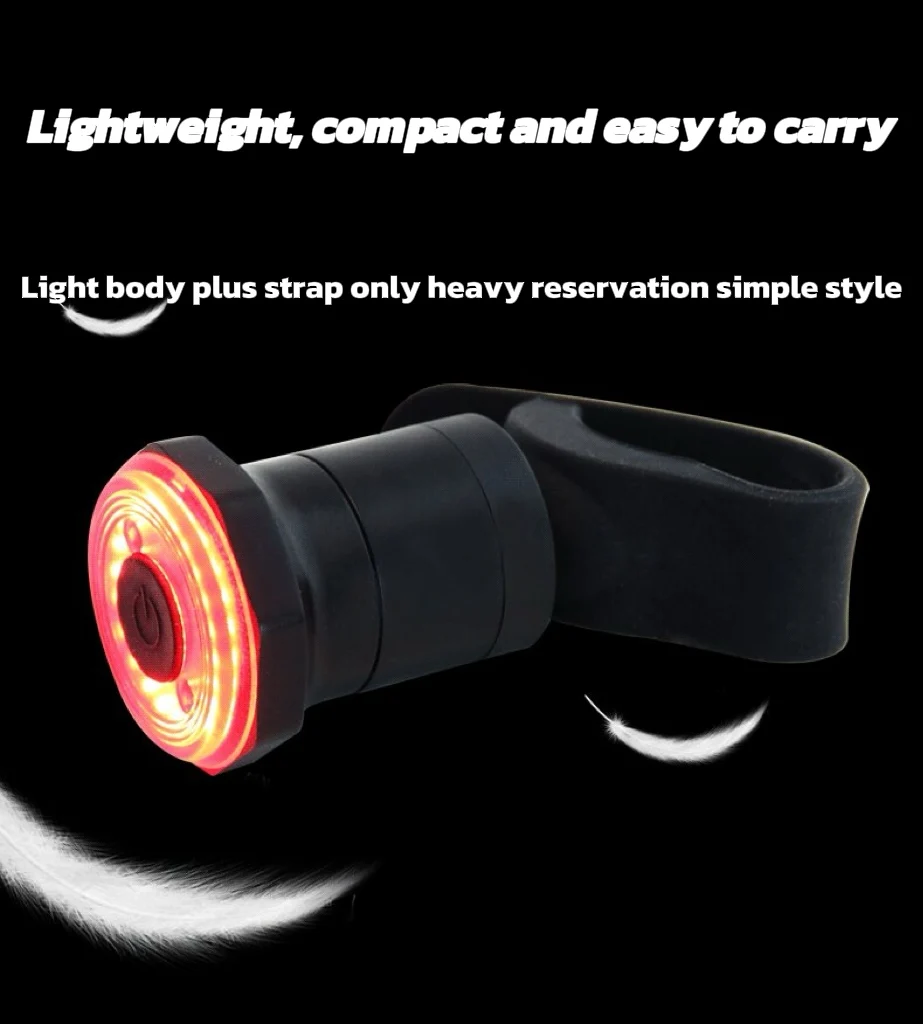 Bike Tail Light MTB Road Bike Night Cycling Rear Light Smart Brake Sensor Warning Light Waterproof Bicycle Accessories