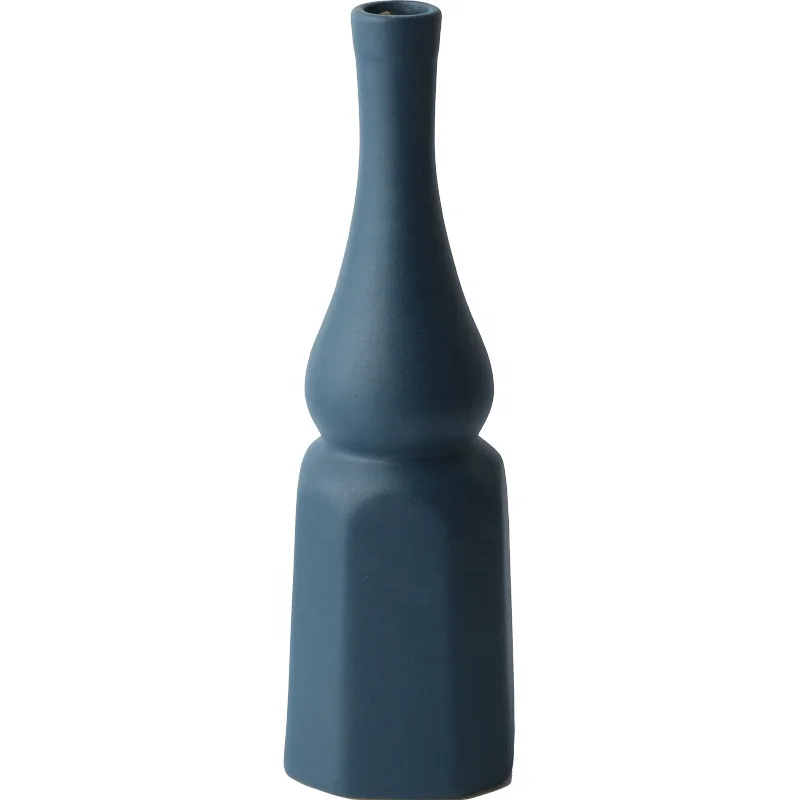 Home Hotel Ornament Minimalist Light Luxury Flower Vase Ceramic Tabletop Decorative Vases Nordic Morandi Ceramic Vase
