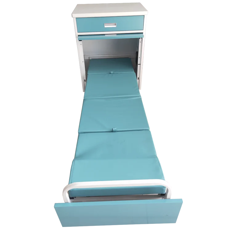 2022 Hot Sale High Quality Strong And Durable Hospital Dual-purpose Folding Escort Bed