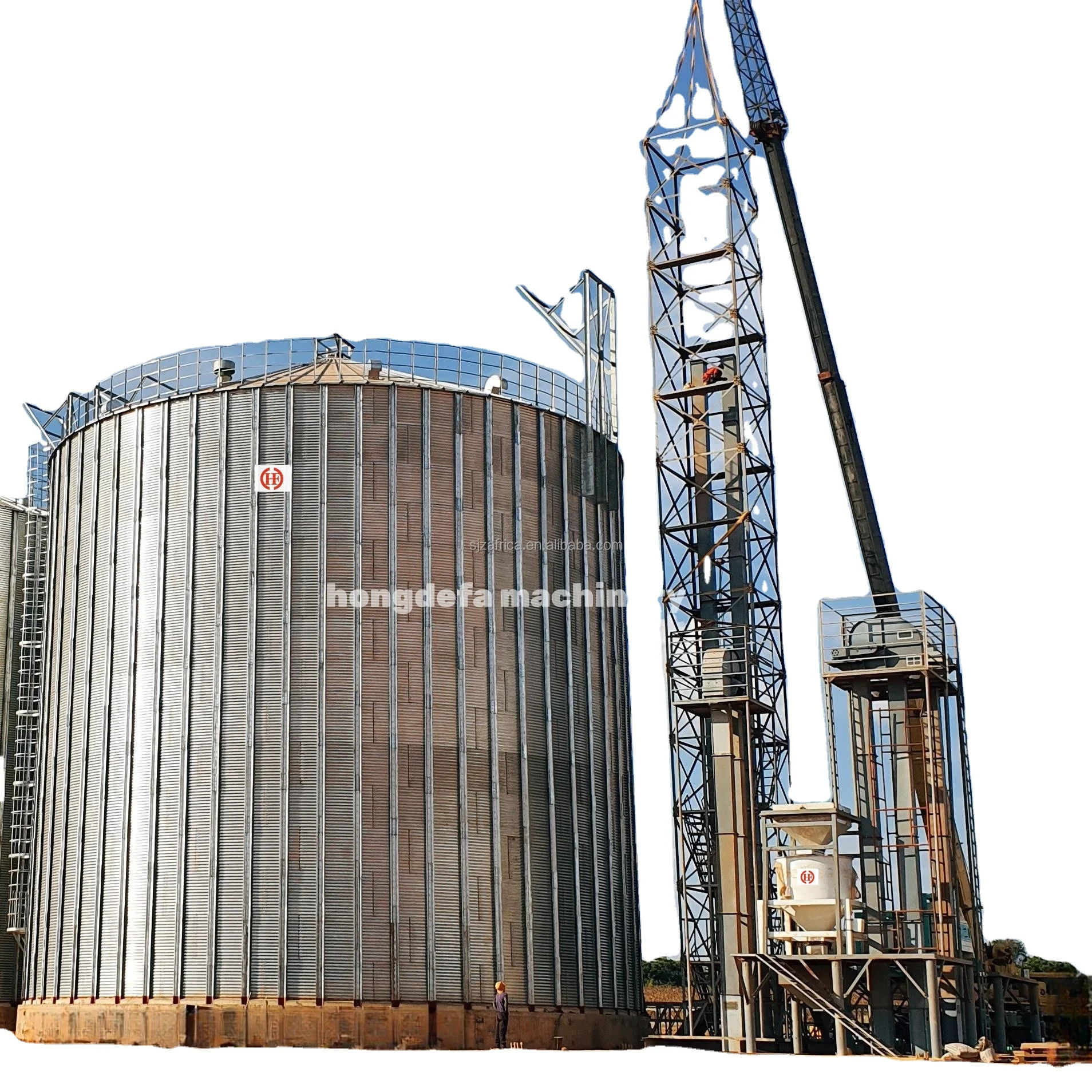 grain galvanized maize corn storage silos