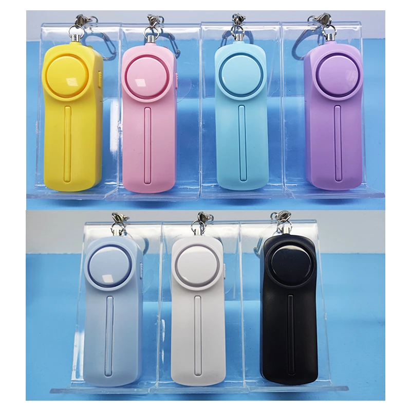 OEM ODM Factory 130Db Emergency Self Defense Attack Alarm Keychain Wearable Travel Personal Safety Gadget For Women
