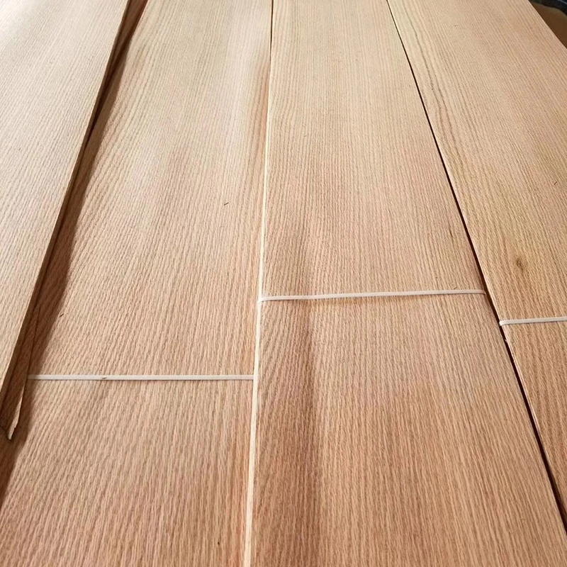 Factory sales of red oak veneer  natural solid wood veneer corrosion-resistant furniture decoration veneer