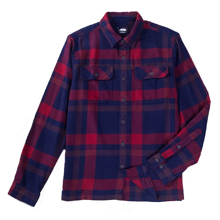 Factory hubei wholesale plaid flannel shirt latest style fashionable man check shirt
