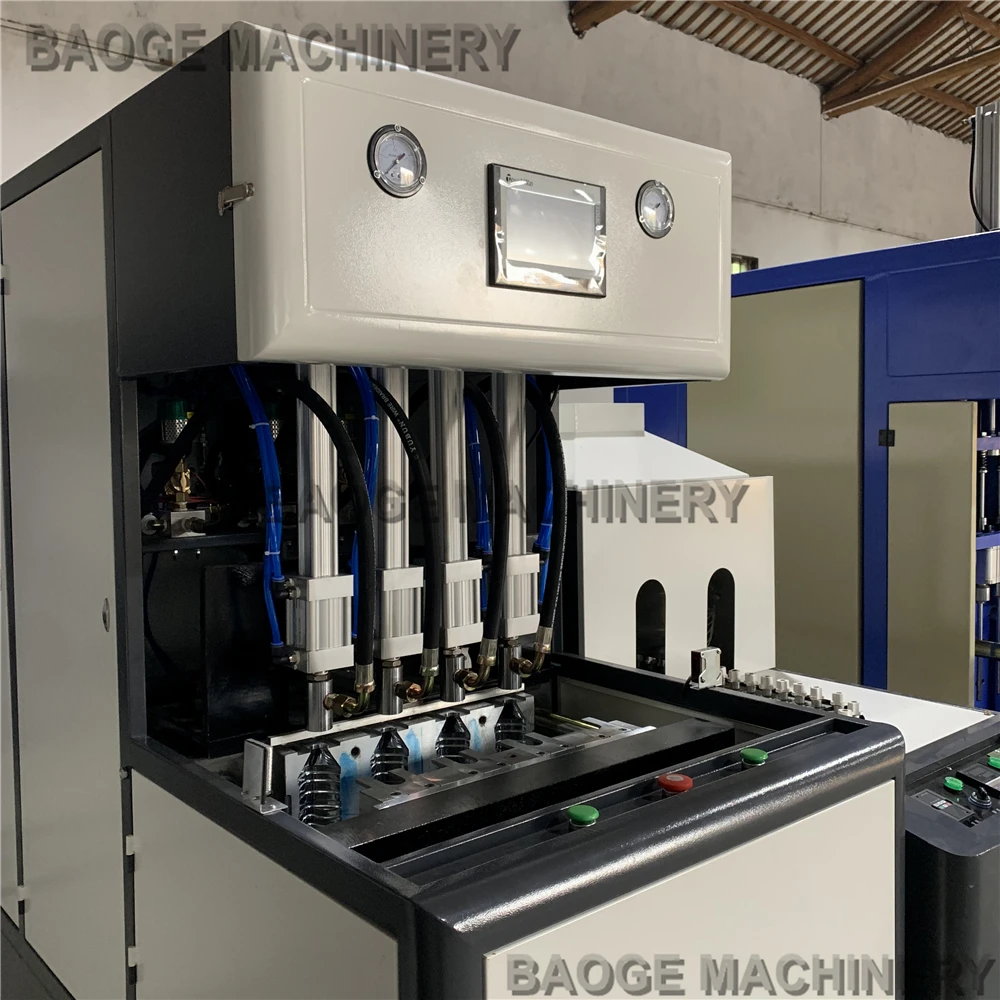 
High Production 600ML 1000ML 1500ML Semi Automatic Plastic Water Bottle Machine Manual Bottle Blowing Machine Automatic Blower 