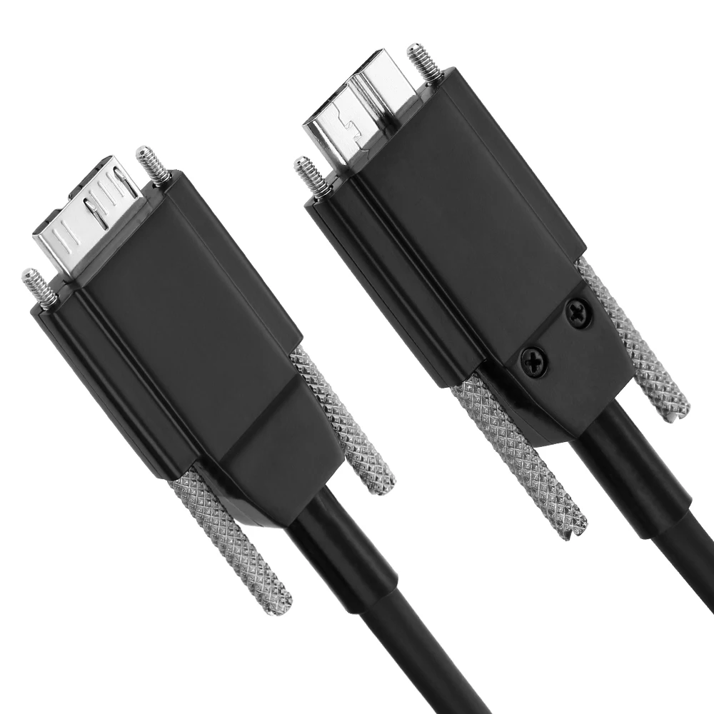 High speed USB 3.2 Type A to B 2 core fiber optic camera link cable for industrial camera