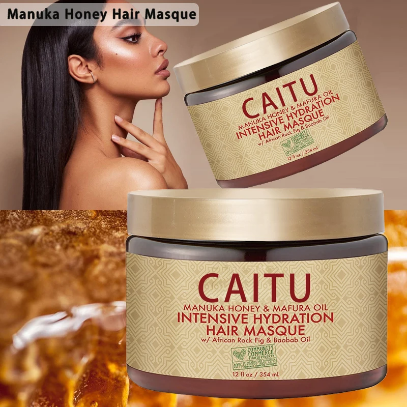 Manuka Honey Intensive Hydration private label moisturizing Hair leave in conditioner for curly hair