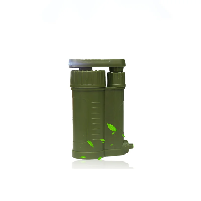 Portable outdoor water purifier ABS food grade plastic is suitable for pollution-free fresh water such as river water, rainwater