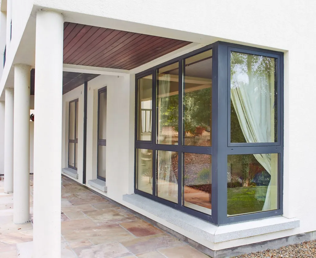 cheap new design models double glass french used aluminum window price