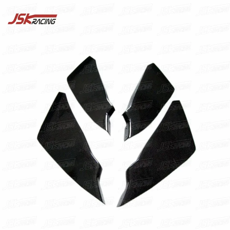 JSK STYLE CARBON FIBER FRONT BUMPER CANARDS (4 PCS) FOR 2003-2005 NISSAN 350Z Z33