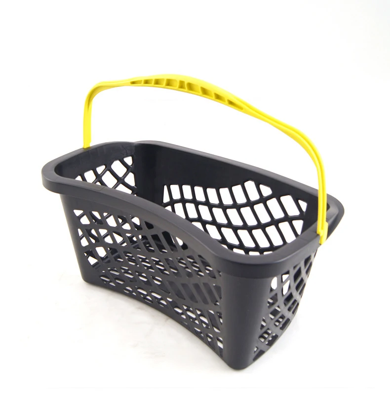 Meicheng Good Selling Hand Basket Snacks Shopping Basket Plastic 20 L Convenience Store Supermarket Shopping Basket