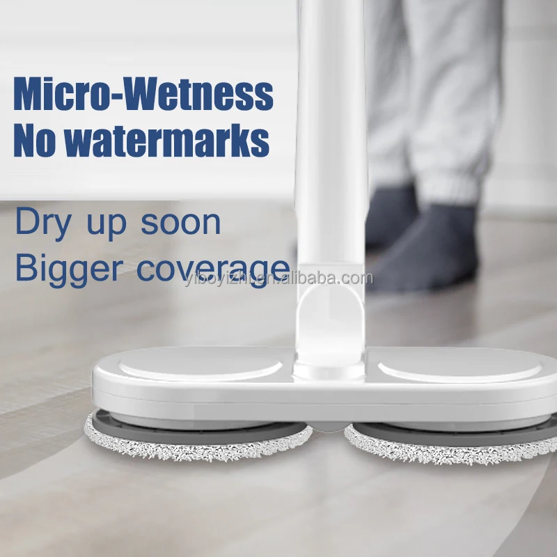 Amazon HOT Cordless Electrical Mop Machine Water Spray Cleaning Steam Mop Cleaner Electric Mop Ratate for Home Office