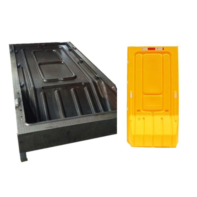 plastic traffic furniture road barrier blow mold price