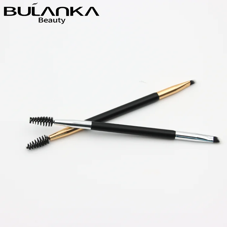 Custom makeup brushes Single soft small black flat cream blending brushes makeup eyeshadow brush