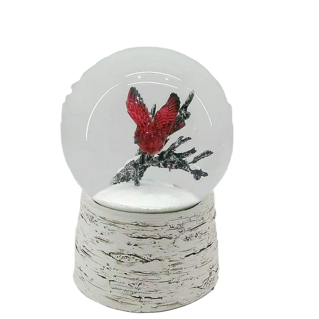 Christmas water globe lantern snow globe with blowing snow light and music box gift home decoration