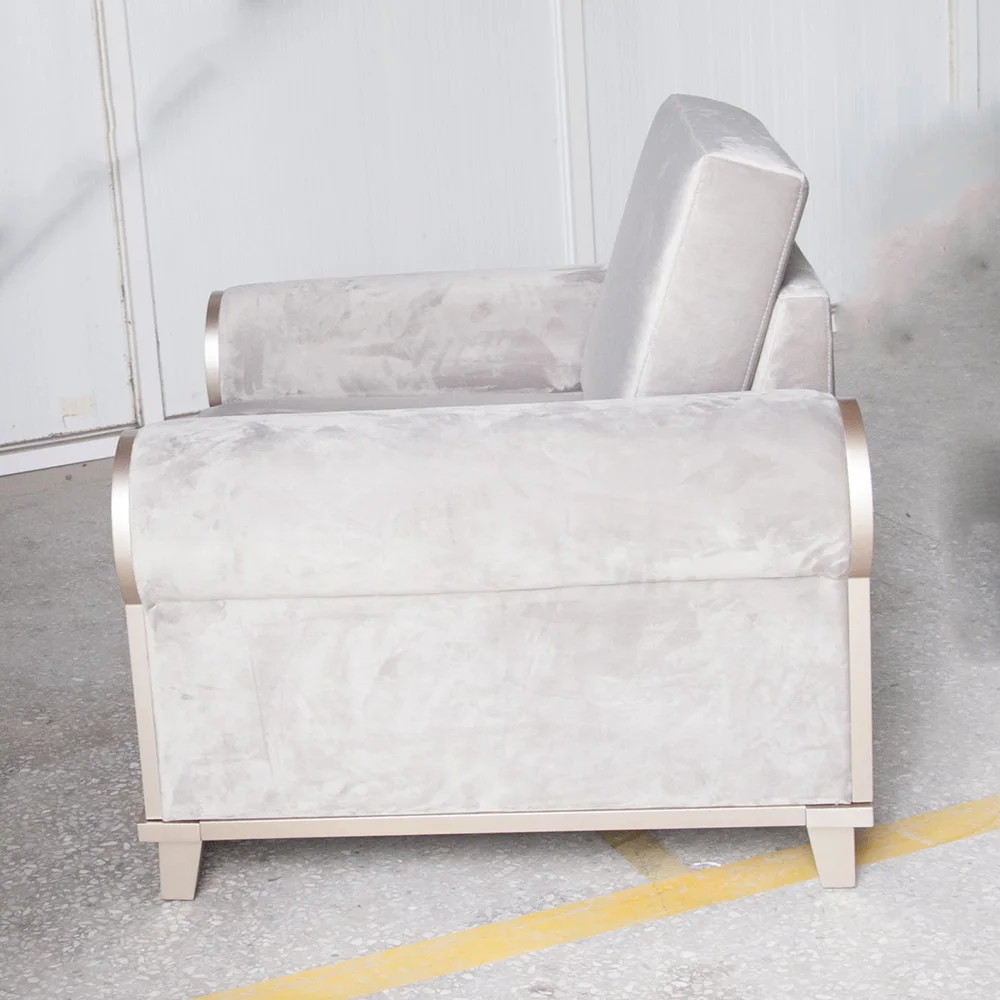 Modern European Style Single Sofa Chair Lounge Armchair Home Furniture Living Room Sofa Manufacturers Hot Sale