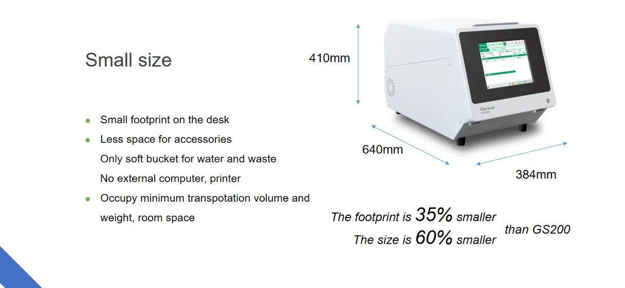 Genrui GS100 fully automatic dry chemistry analyzer lab clinic equipment
