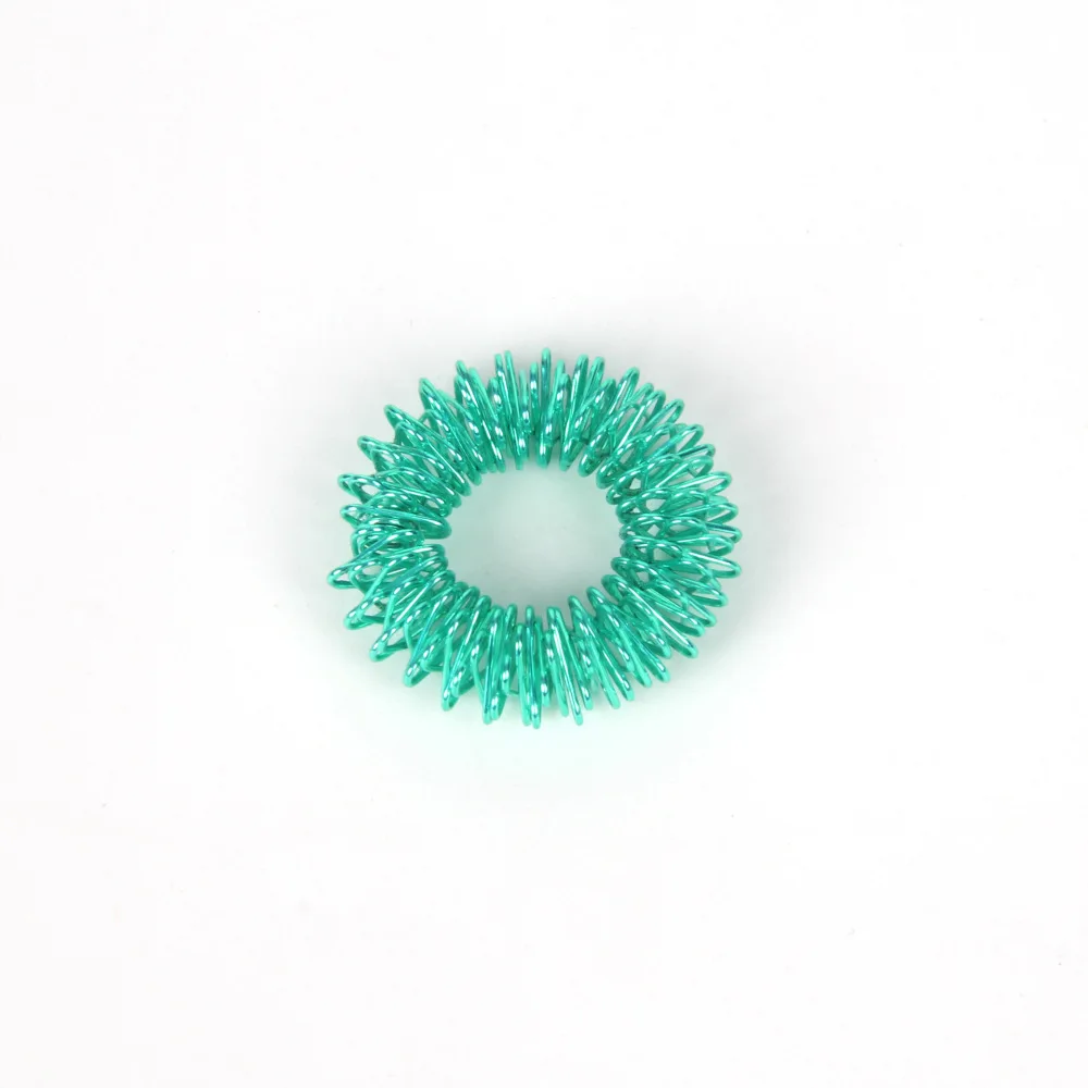 Multi-Color Mini Spring Finger Ring Massage Ring Decompression Toy