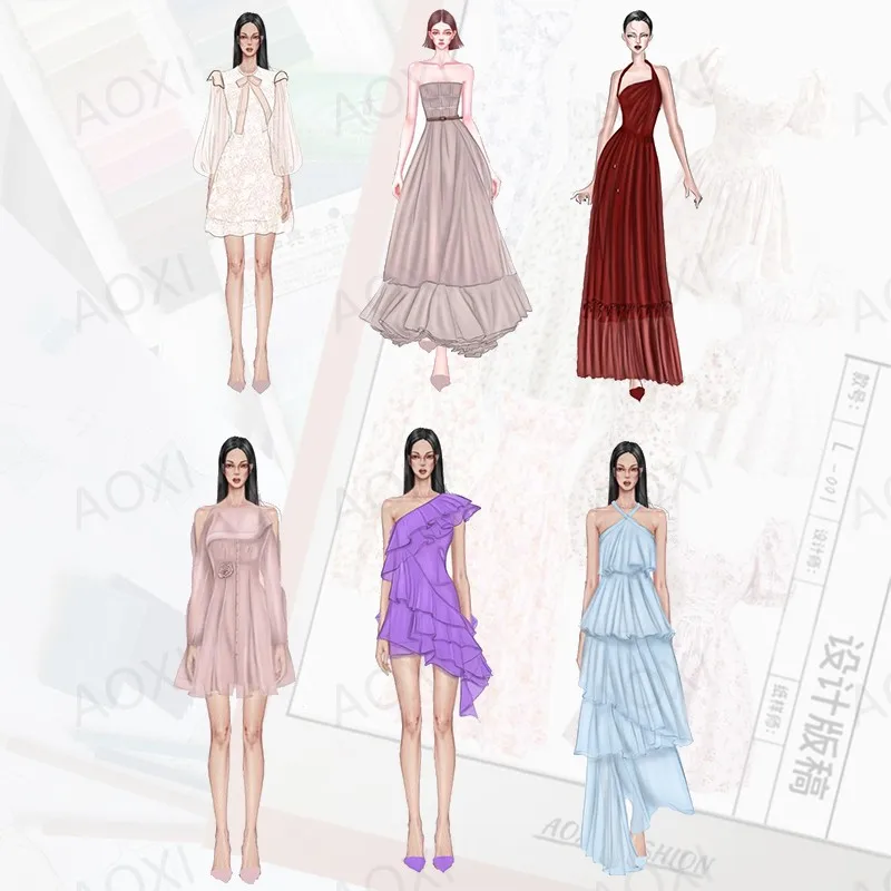 Luxury Fashion Small Moq Odm Manufacturers Clothing Custom Boutiques Clothes Women Rope Custom Dress Casual Women Dress