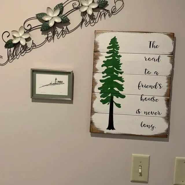 Home Wood Sign Housewarming Gift Rustic Home Decor Solid Wood Home Decoration Box Case 100% Handmade Antique wooden sign shelf