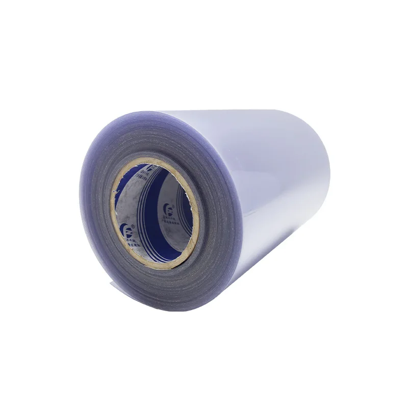 PVC transparent soft plastic roll hard sheet door curtain glass clothing template blister sheet insulation PE T thin film 0.15
