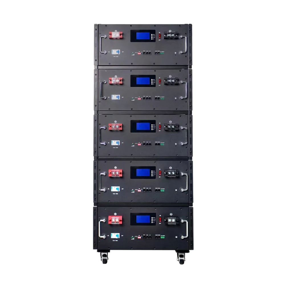 Widely Used 5KW Rack mounted solar lithium-ion batteries 48V LiFePO4 Battery Cabinet 100Ah 50Ah for renewable energy systems