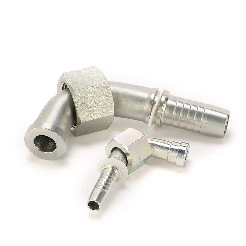 24291 flat seal hose fittings connector elbow 90 degree ORFS thread hydraulic hose female fittings